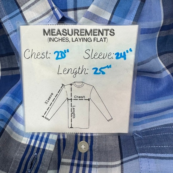 Lauren Ralph Lauren Women's Blue Plaid Button Down Shirt Roll Tab Sleeve Size L - Picture 7 of 7